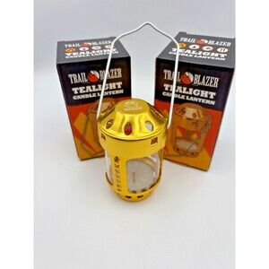 Hanging Candle Lantern Decorative Vintage Portable Candle Lamp For Camping